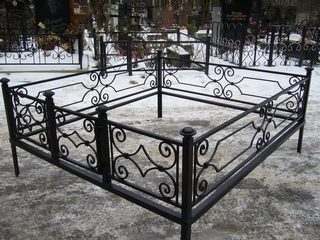 Огорожа на могилу - Фото 19